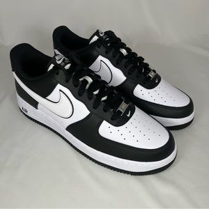 Nike Air Force 1 Low '07 - White Swoosh Panda - Men's 11.5 - NWT